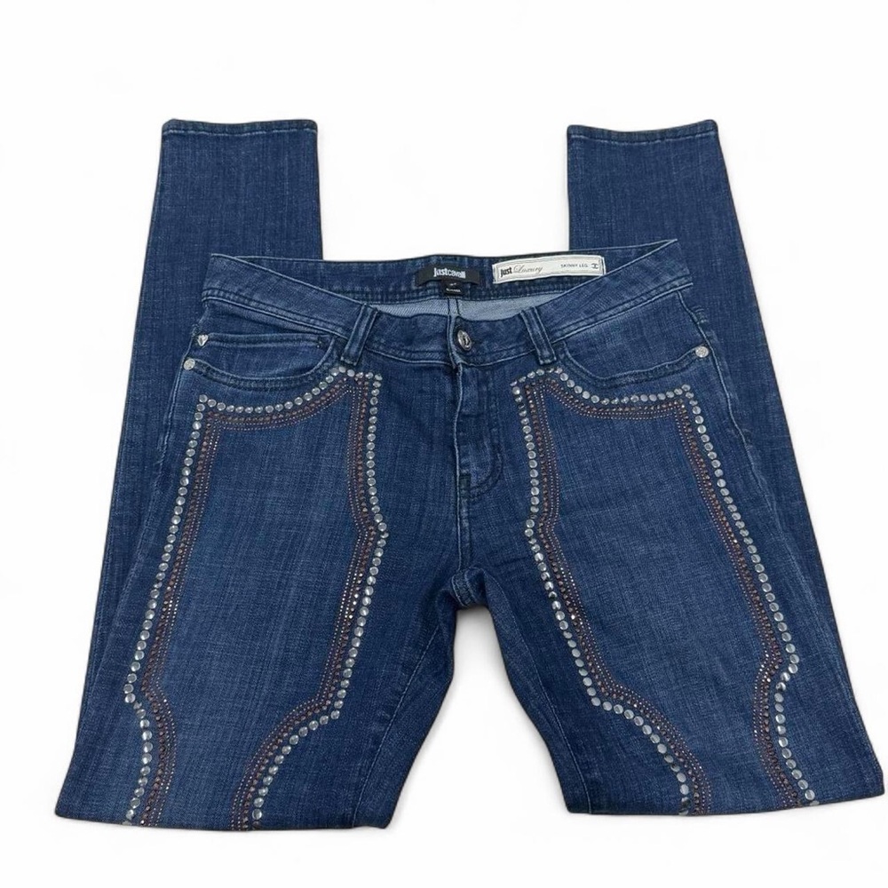 Roberto Cavalli Size 27 Rhinestone Jeans